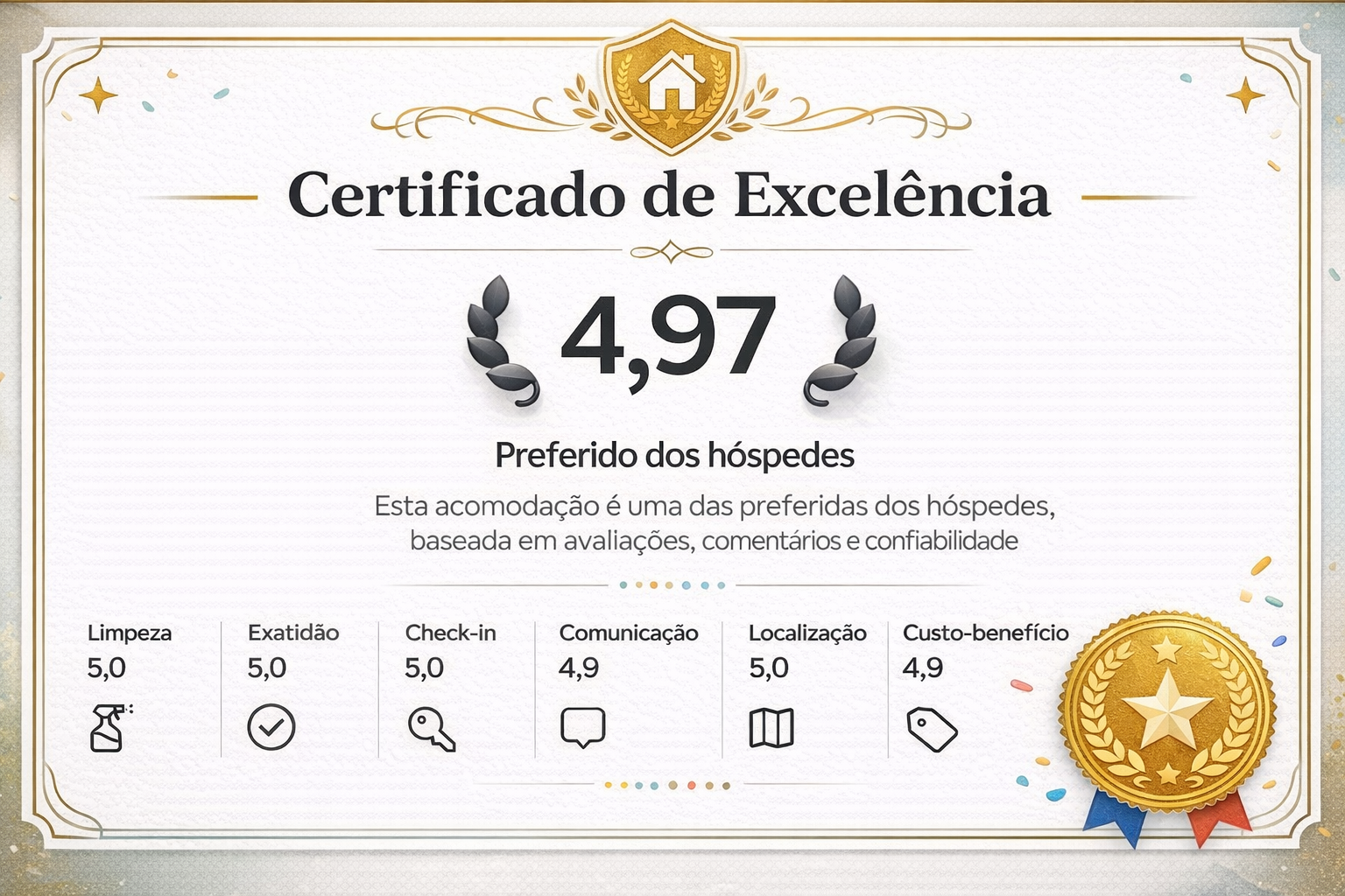 Certificado Airbnb